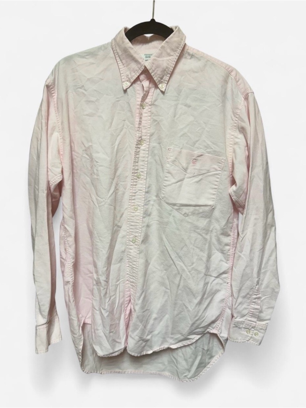 Vintage United Colors of Benetton Men’s Pink Button Down Shirt